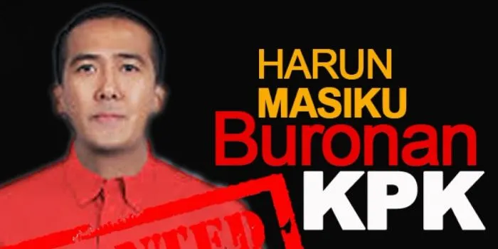  Buronan KPK Harun Masiku. 