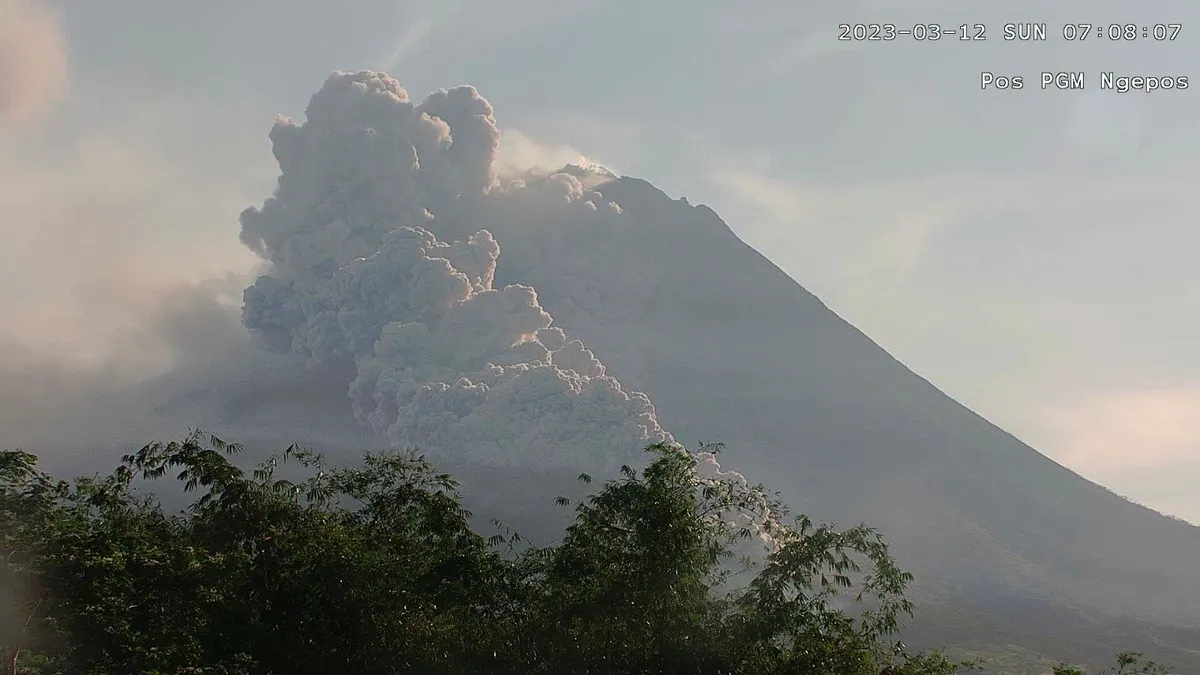 Update Erupsi Gunung Merapi