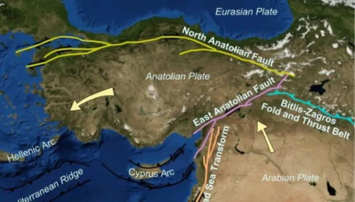 Mengerikan! Penyebab Gempa Turki M 7,8 Sangat Mematikan, Ternyata Terjadi Fenomena Tectonic Escape, Apa Itu?