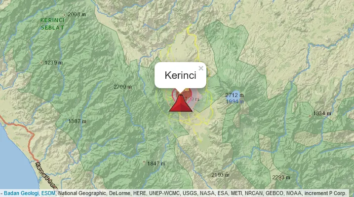 Gunung Kerinci Meletus hingga Ketinggian 900 Meter, Masyarakat Dihimbau Lakukan Hal Ini!