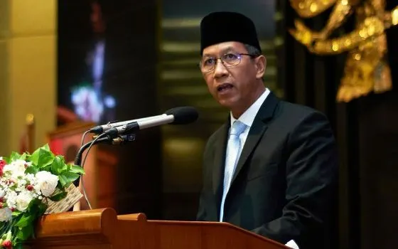Heru Budi Hartono selaku Pj Gubernur DKI Jakarta dihujat oleh publik usai berencana mengganti slogan di Ibu Kota.