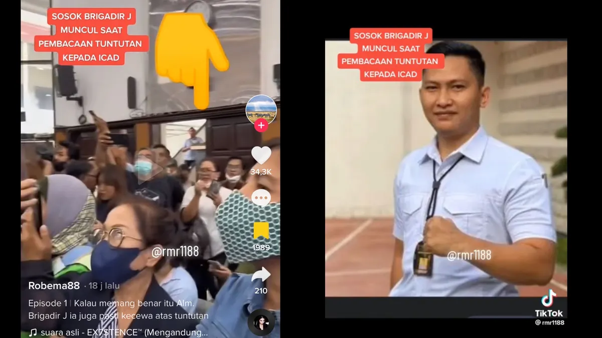 Viral! Beredar Video Arwah Almarhum Brigadir J Hadir Saat Pembacaan Sidang Tuntutan Richard Eliezer, Benarkah?