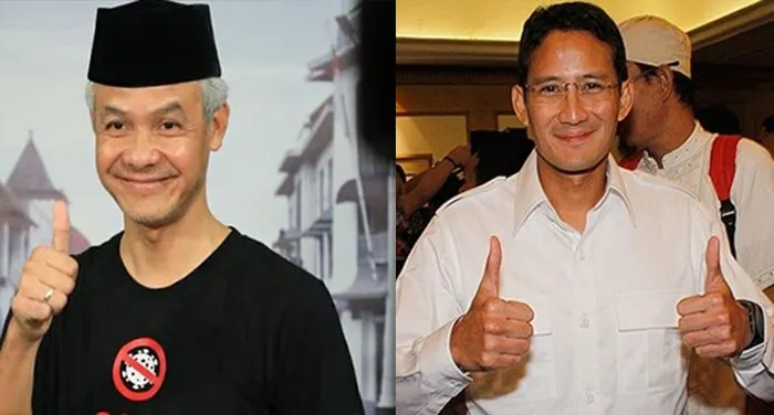 Kolase Ganjar Pranowo dan Sandiaga Uno