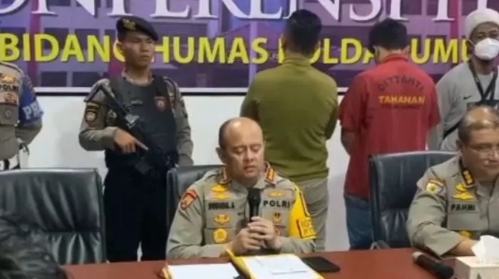 Momen penangkapan Aditya Hasibuan