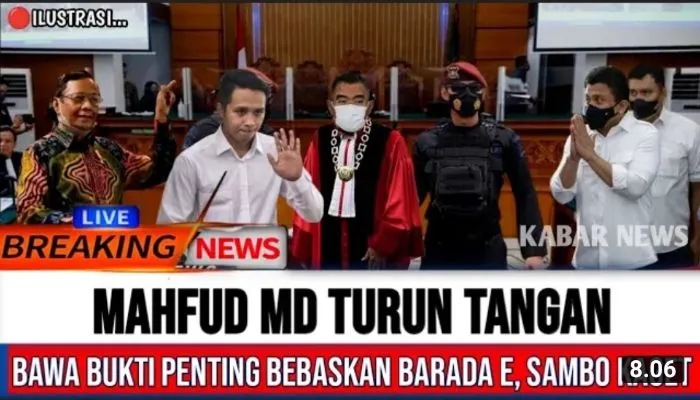 Mahfud MD Hadir ke Persidangan Bawa Bukti Penting untuk Bebaskan Bharada E, Ferdy Sambo Kaget? Cek Faktanya!