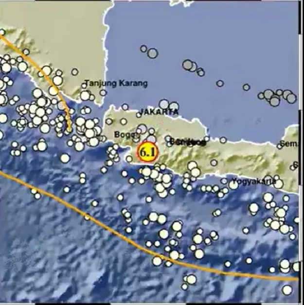 Gempa 6,1 Magnitude  di Sukabumi Hari Ini 8 Desember 2022, Guncangan Terasa Sampai Wilayah Jawa Barat Lainnya