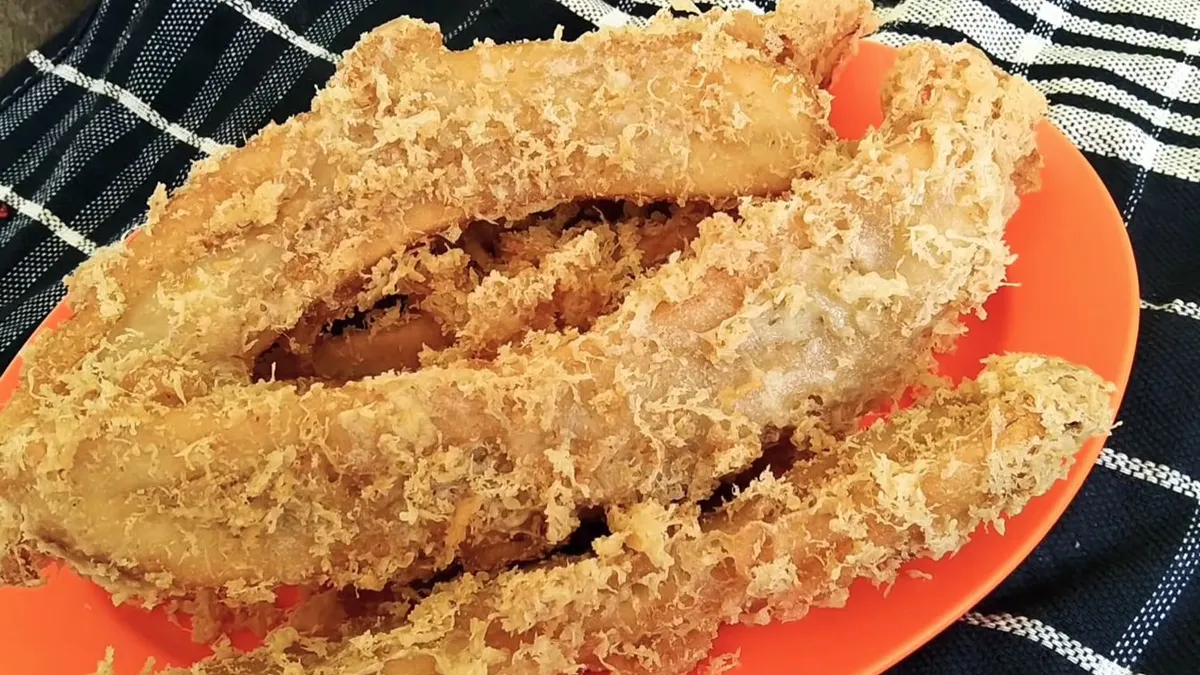 Jadi Hidangan Pencuci Mulut Terenak Di Dunia, Ternyata Resep Pisang Goreng Krispi Gampang Banget, ini Resepnya.(Tangkap Layar YouTube Dapur Diah)