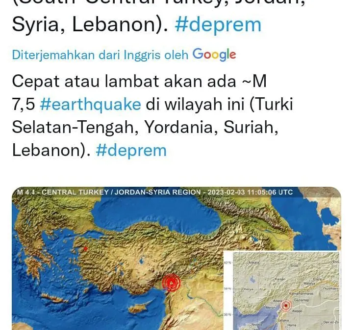 Frank Hoogerbeets Viral Usai Prediksi Gempa Turki 3 Hari Sebelumnya