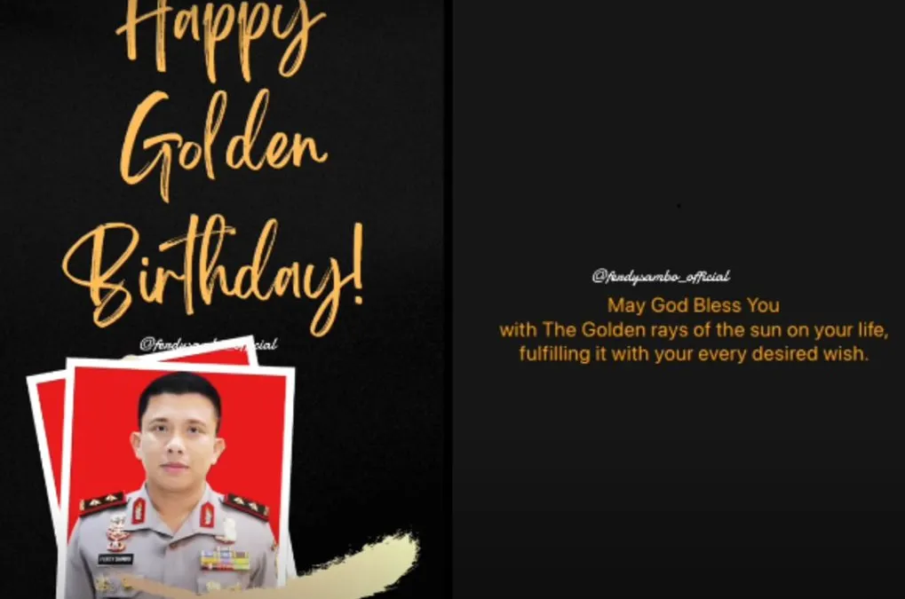 Momen Perayaan Golden Birthday Ferdy Sambo, Akankah dapat Kado Terindah atau Malah Kesialan Saat Sidang Vonis?