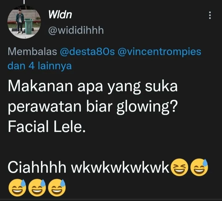 Interaksi Desta dan warganet di Twitter dengan tagar sawityowit.