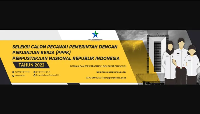 93 Formasi PPPK Tahun 2022 Siap Dibuka Di Perpusnas RI, Cek Informasi dan Persyaratannya di Sini!