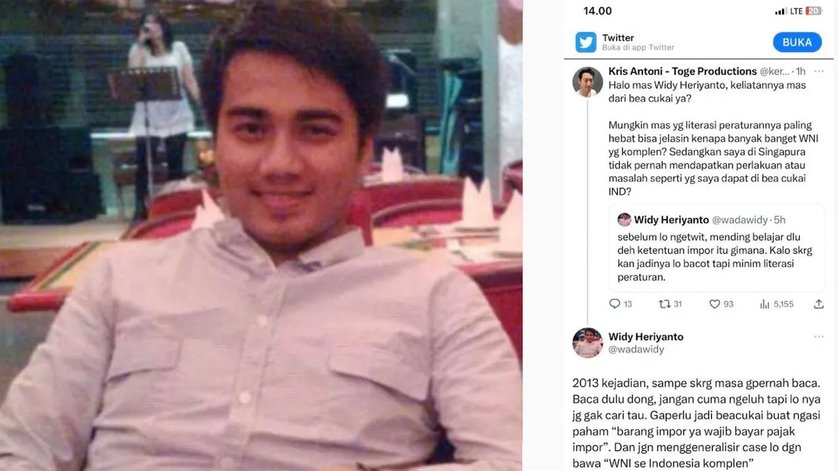 Ilustrasi - Widy Heriyanto Pegawai Bea Cukai