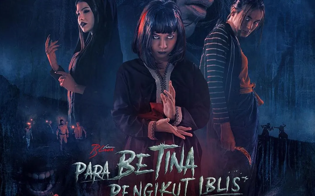 Poster film 'Para Betina PenFilm horor berjudul Para Betina Pengikut Iblis akan menghiasi layar lebar Indonesia pada Februari 2023.gikut Iblis'.