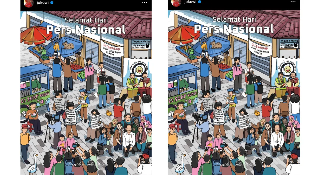 Jokowi Kembali Unggah Poster Peringatan Hari Pers Nasional, Netizen Langsung Sibuk Cari Sosok Ini, Siapa Dia?