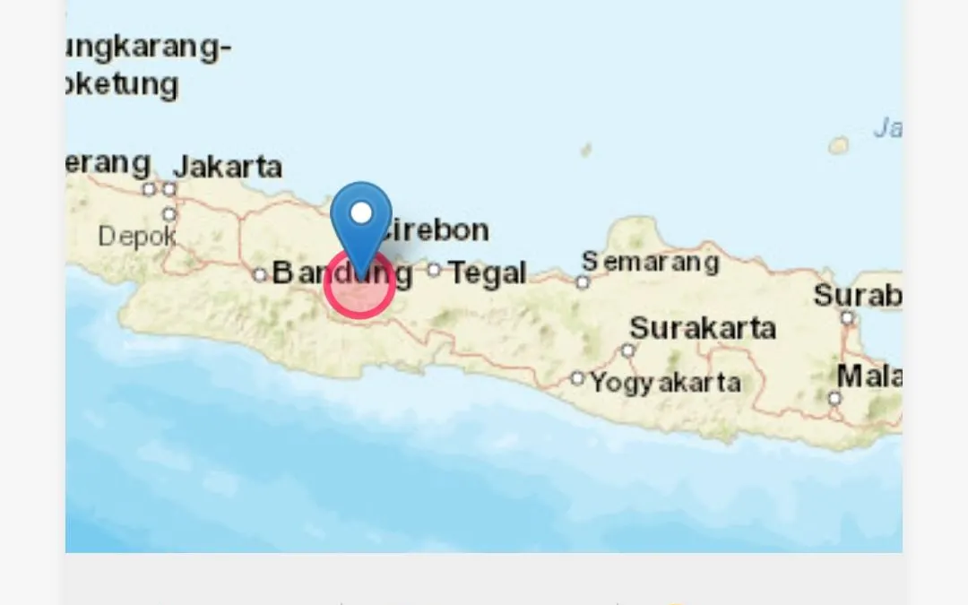 Gempa Hari Ini Di Kuningan Jawa Barat, Magnitudo 3,8 Diduga Akibat Sesar Baribis
