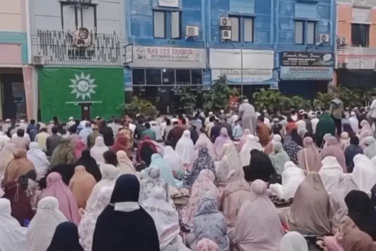 ILUSTRASI: Pimpinan Pusat Muhammadiyah menggelar salat Idul Adha, Rabu 28 Juni 2023.
