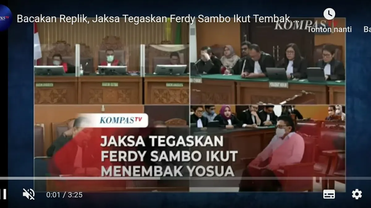 Woi Kau Tembak, Kau Tembak Cepat, Ucap Ferdy Sambo Yang Ikut Menembak Yosua