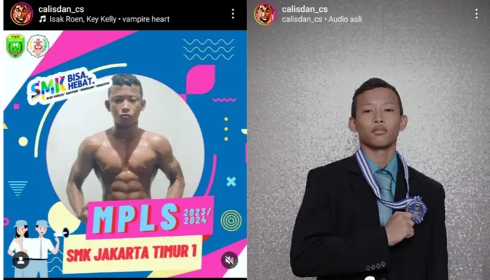 Foto Siswa Bertubuh Kekar
