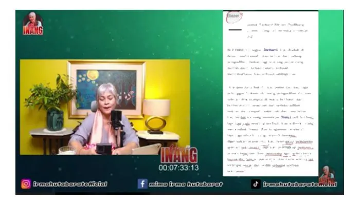 Merinding! Irma Hutabarat Baca Isi Catatan Pinggir untuk Richard Eliezer:Kau Seperti Boneka Digerakan Atasanmu