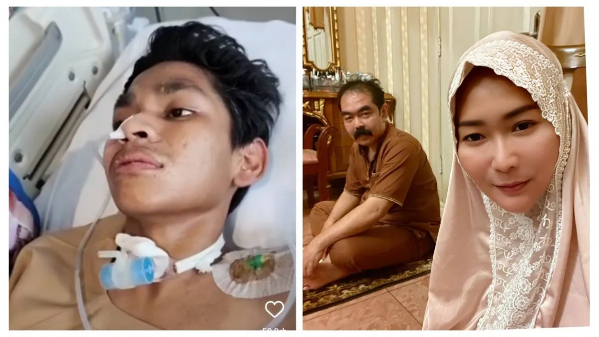 Kolase Foto David Ozora dan Inul Daratista serta Adam Suseno