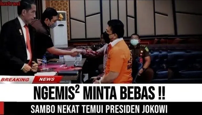 Ferdy Sambo Ngemis-ngemis Minta Dibebaskan ke Presiden Jokowi, Bagaimana Faktanya?