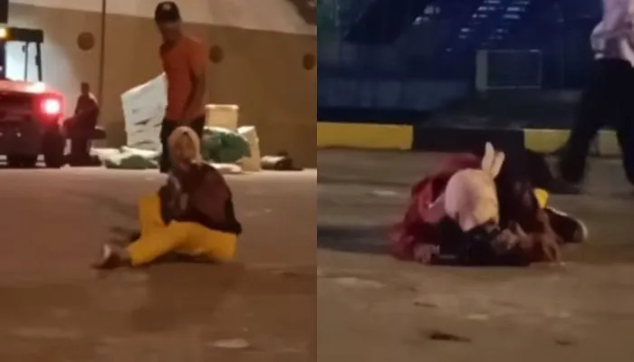 Perempuan Histeris Ditinggal Mudik Kekasih