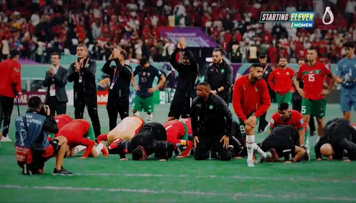 Panutan! Maroko Tetap Sujud Syukur Meskipun Gagal Masuk Final, Tetap Jadi Kebanggaan Afrika karena Rekornya