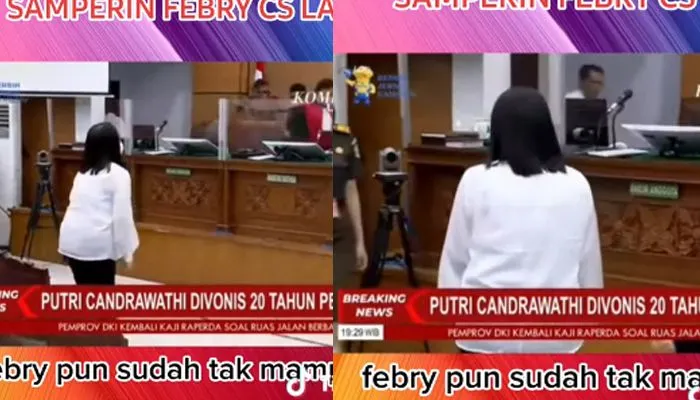 Putri Candrawathi langsung keluar ruang sidang usai divonis 20 tahun penjara tanpa menemui tim pengacaranya, warganet menduga kesal.