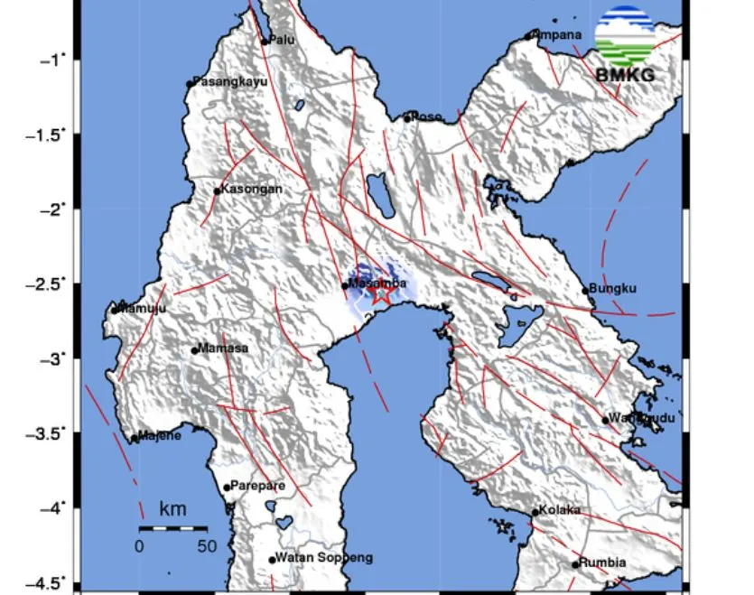 Gempa Bumi Guncang Luwu Timur