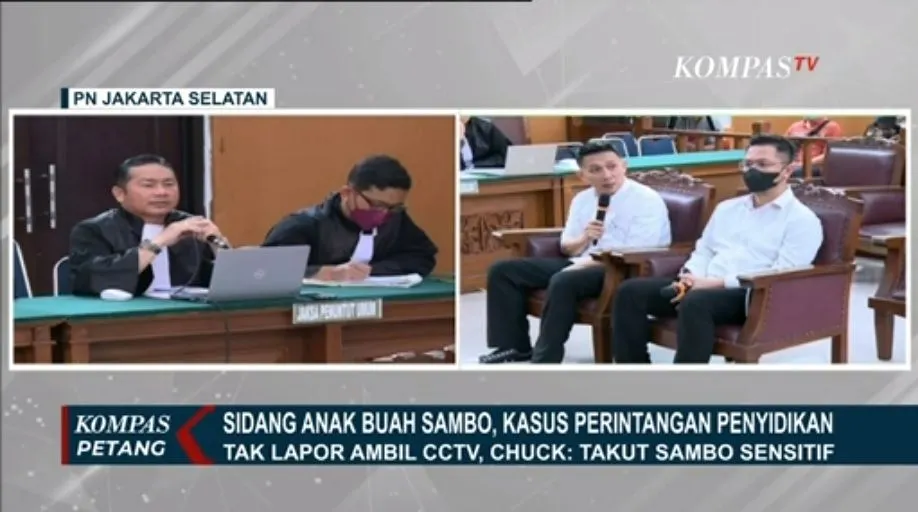 Chuck Putranto Diam-diam Sembunyikan CCTV Tanpa Sepengetahuan Ferdy Sambo: Beliau Sensitif Soal CCTV