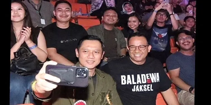 Duet Ganteng Anies-AHY Nonton Bareng Konser Konser Dewa 19, Netizen: Pertanda Baik Gusy!