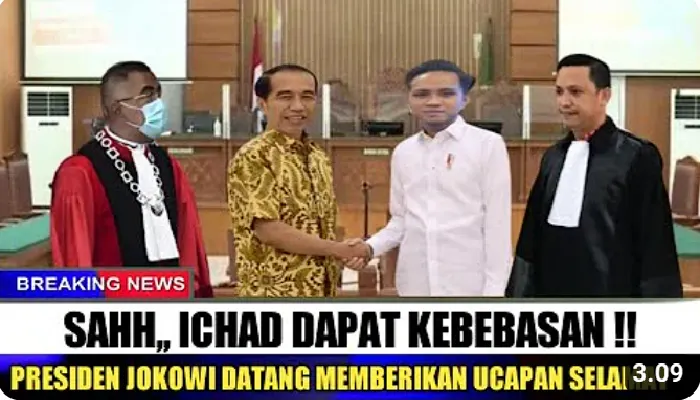 Resmi Bebas, Presiden Jokowi Datang Memberikan Ucapan Selamat Pada Bharada E