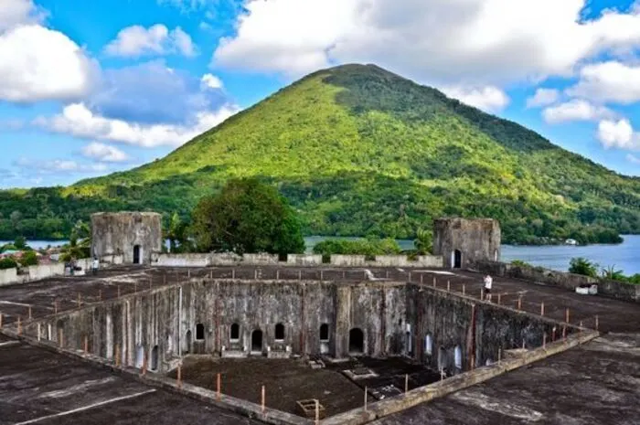 Benteng belgica di Banda Neira, Maluku 