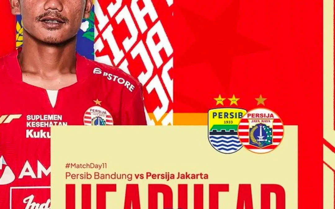 Link Live Streaming Persija vs Persib Sore Ini! Jadwal Pertandingan dan Prediksi Susunan Pemain 