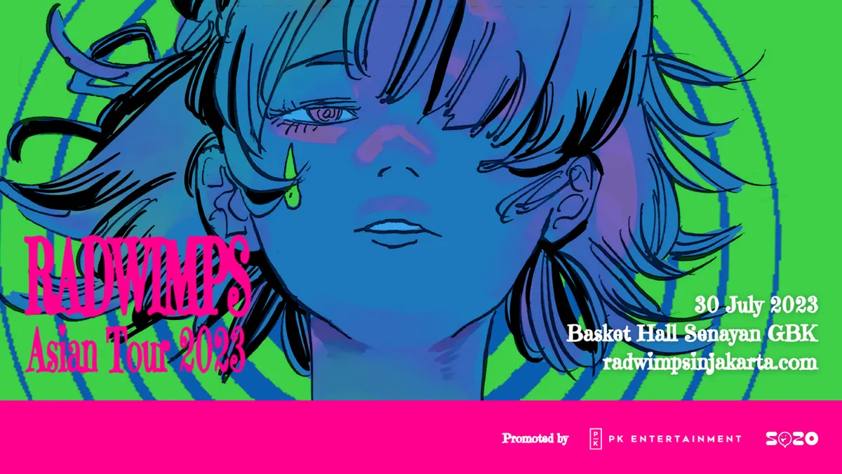 RADWIMPS, band asal Jepang akan menggelar konser di Jakarta pada tanggal 30 Juli 2023. Ini harga tiketnya.