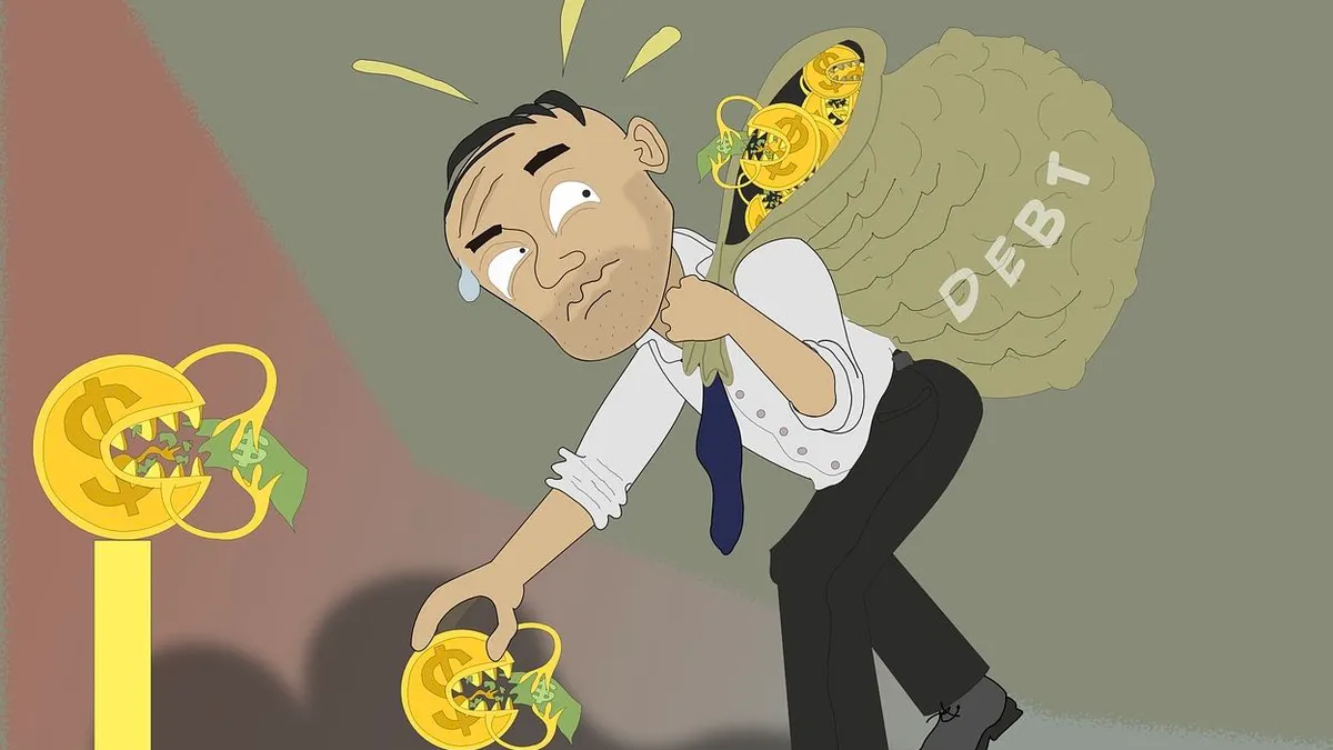 Ilustrasi resiko tidak bayar pinjol legal.
