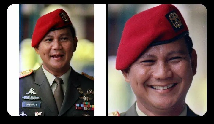 Viral di Twitter foto Prabowo Subianto kala masih muda beredar di ranah warganet.