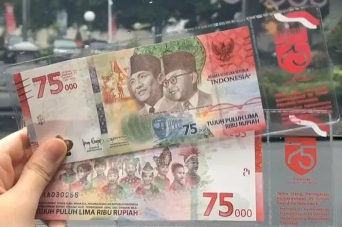 Uang pecahan 75 ribu