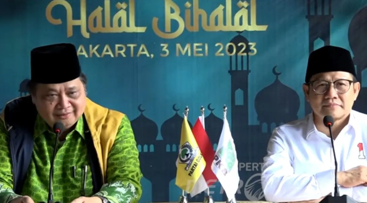 Airlangga Hartarto dan Muhaimin Iskandar