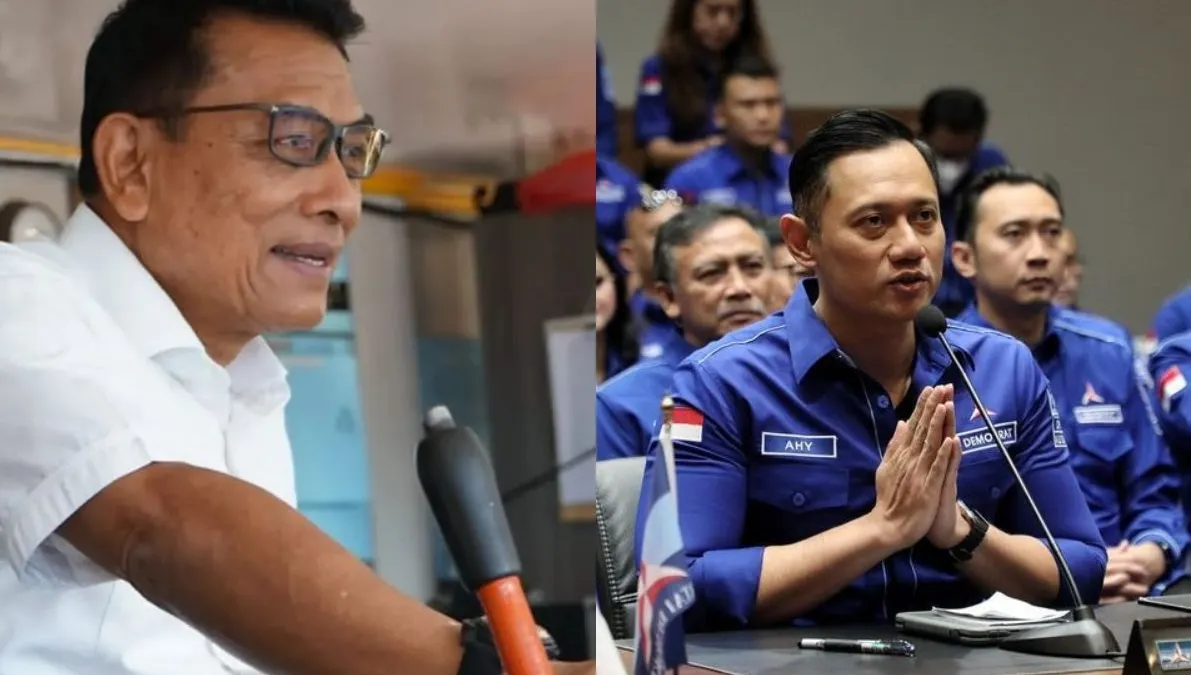 Moeldoko dan Agus Harimurti Yudhoyono (AHY)