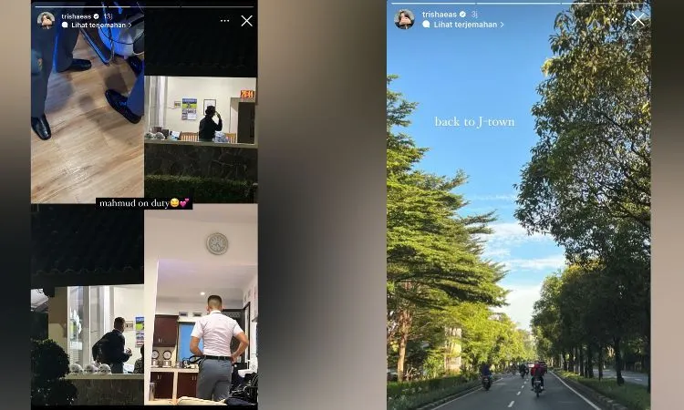Tangkapan layar dari Trisha Eungelica melalui sosial medianya setelah jatuhan vonis bagi Ferdy Sambo dan Putri Candrawathi