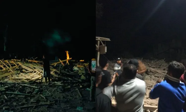 Ledakan yang terjadi akibat pabrik mercon memakan korban jiwa. Lokasinya berada di Dusun Sadeng, Desa Karangbendo, Kecamatan Ponggok, Kabupaten Blitar, Jawa Timur
