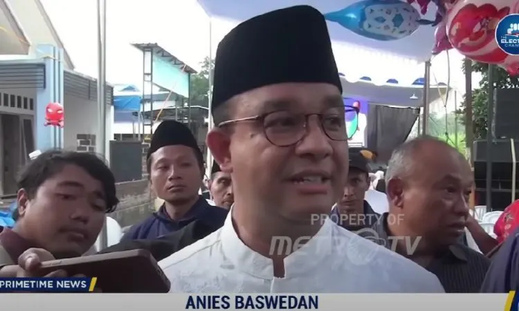 Anies Baswedan, calon presiden tahun 2024 menanggapi terkait pelaporan terhadap dirinya oleh para pendukung Ganjar Pranowo.