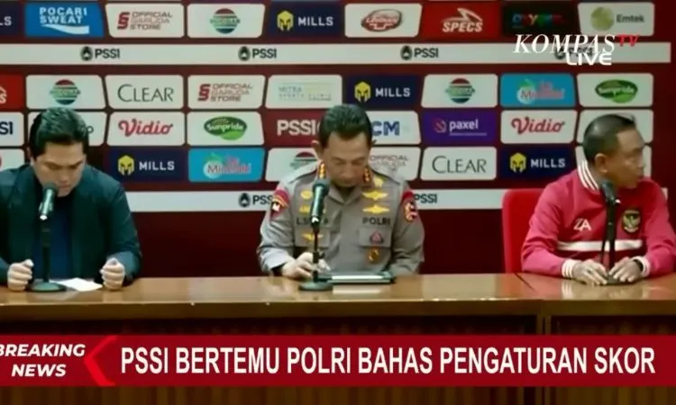 Erick Thohir, Ketum PSSI akan memberikan sanksi tegas jika ada mafia dalam pengaturan skor atau match fixing.