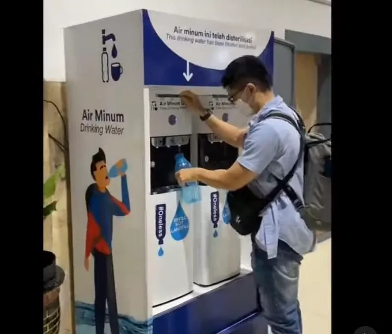 Fasilitas Water Station di Stasiun Kereta