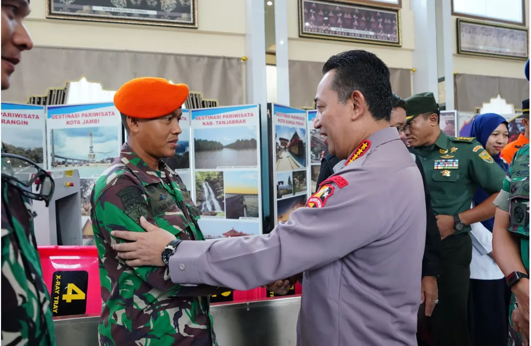 Kapolri Listyo Sigit Prabowo mengucapkan terima kasih