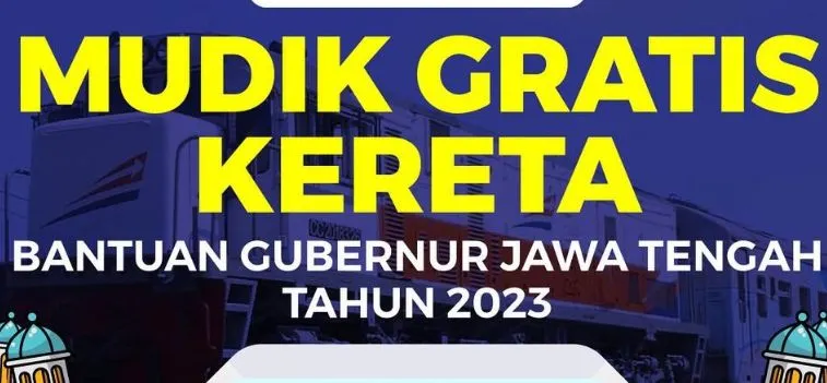 Mudik Gratis Kereta dari Gubernur Jateng