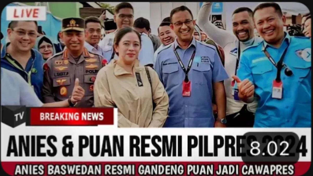 Beredar kabar jika Anies Baswedan resmi menggandeng Puan Maharani sebagai bakal calon presiden di Pemilu 2024.