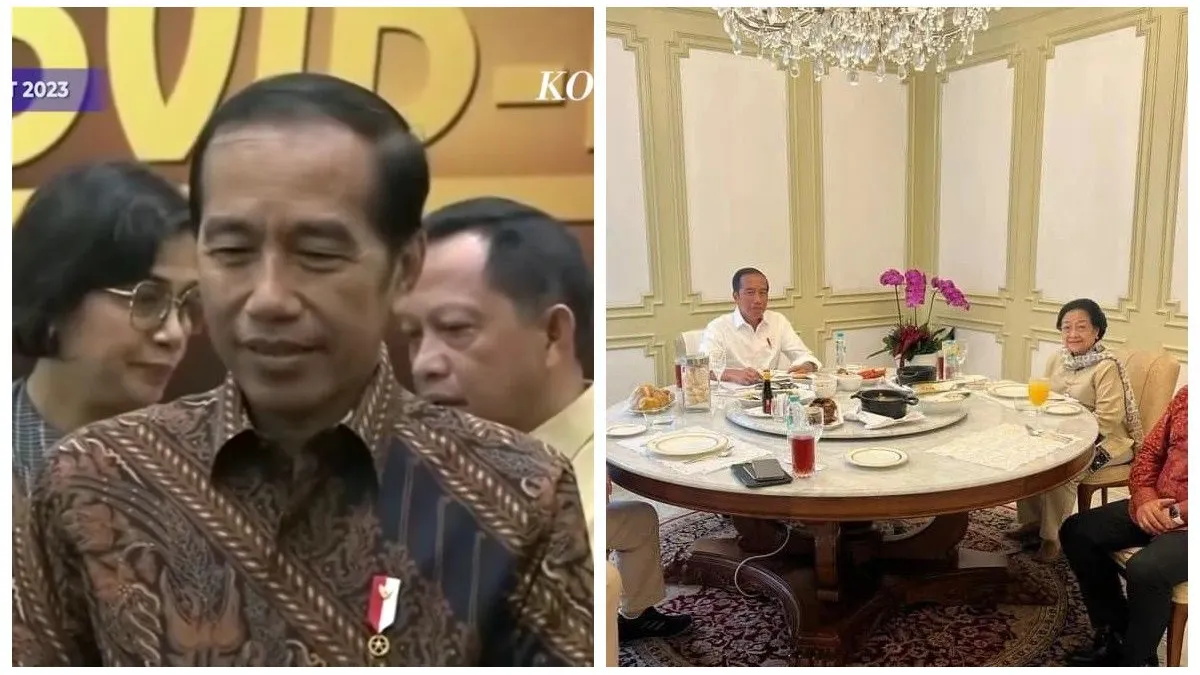 Presiden Jokowi dan Mega Wati 