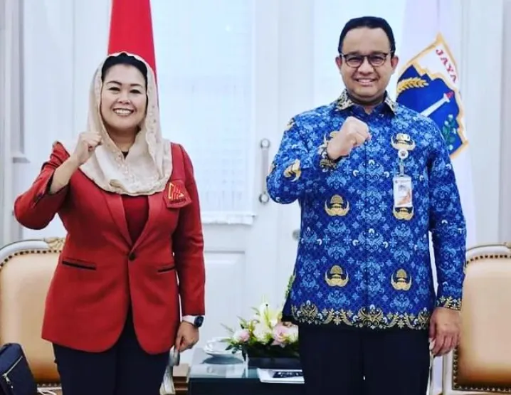 Anies Baswedan dan Yenny Wahid